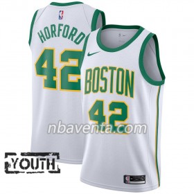 Camiseta Niños Boston Celtics Al Horford 42 2018-19 Nike City Edition Blanco Swingman